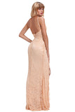 Nude Yum Lacy Lace Bridal Wedding Party Gown